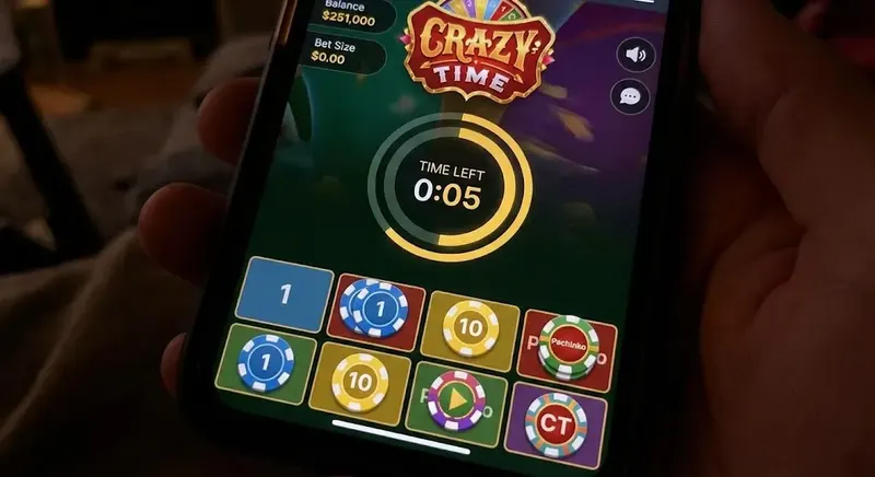 Crazy Time Interfaccia